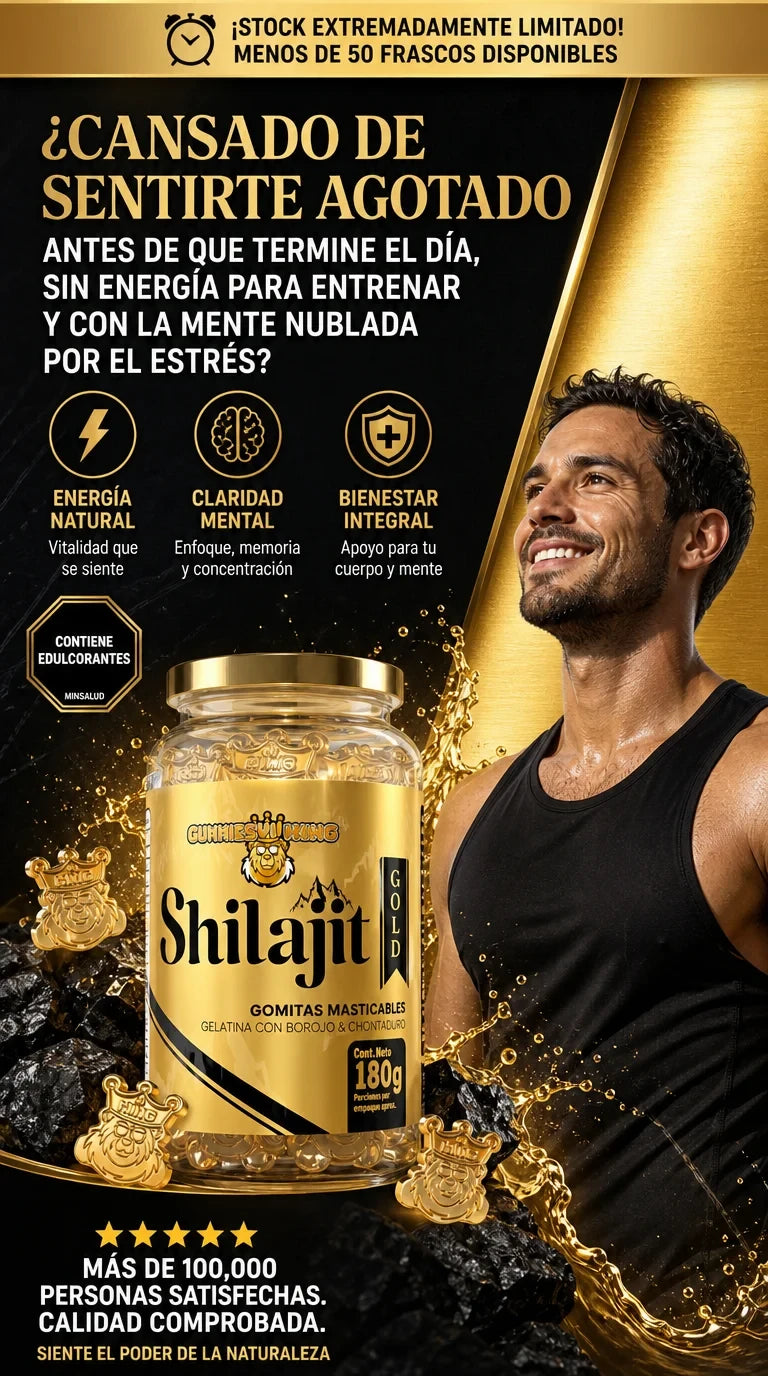 Domina tu Día con la Energía Legendaria del Shilajit Gold"