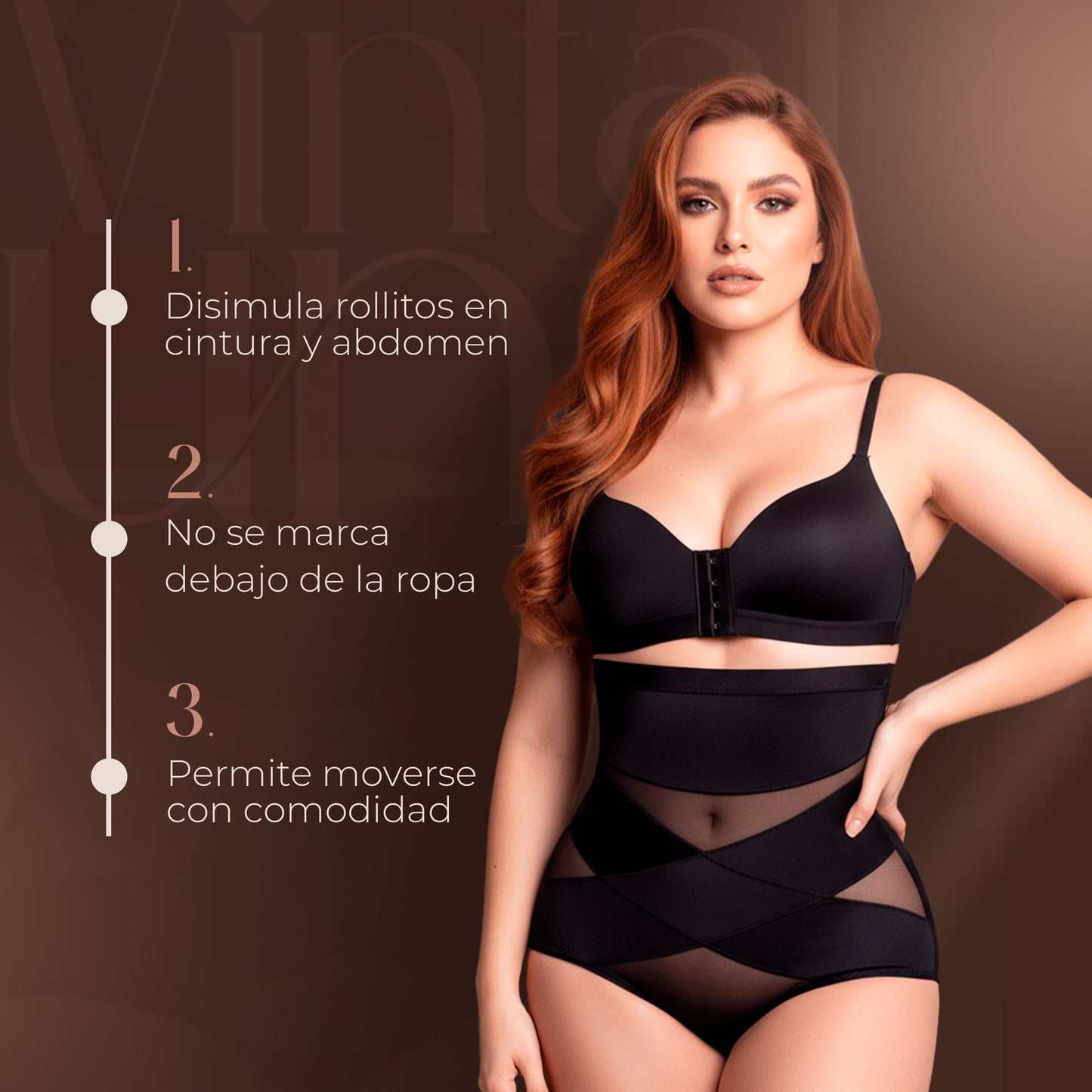 Realza Tu Figura con Comodidad y Estilo: Faja de compresión Cruzada - SlimCurve™