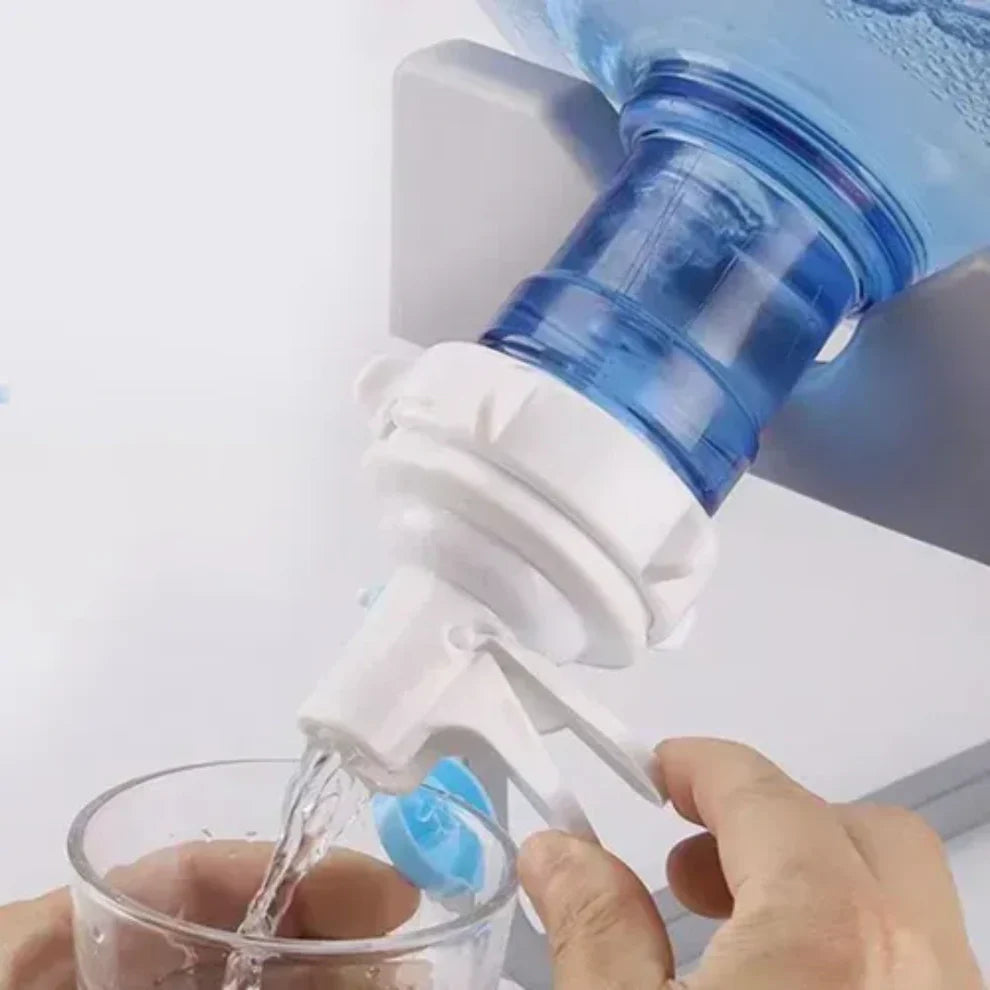 SOPORTE PARA BOTELLON DE AGUA DE ACERO INOXIDABLE + BOQUILLA