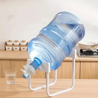 SOPORTE PARA BOTELLON DE AGUA DE ACERO INOXIDABLE + BOQUILLA
