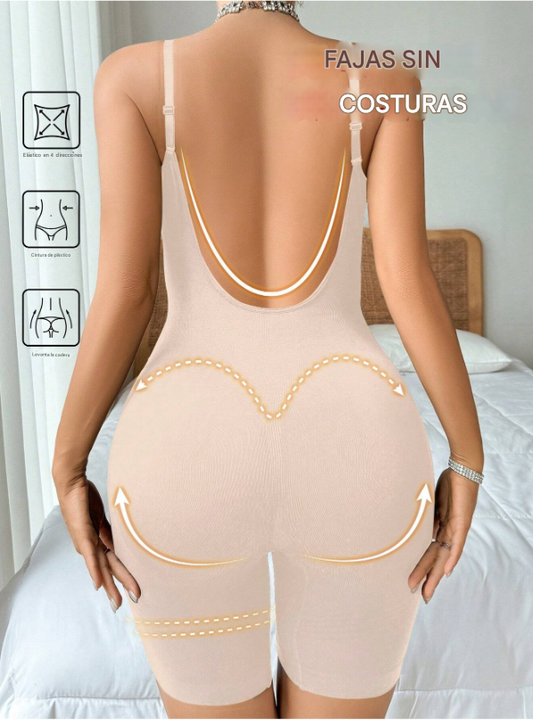 ✅ Body sin costuras para mujer con espalda descubierta y moldea cintura