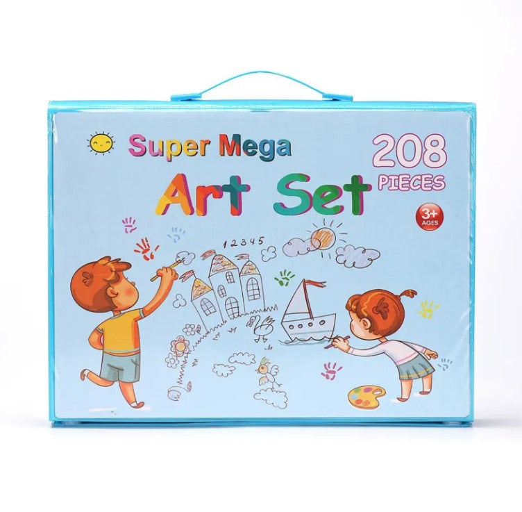 MEGA SET DE ARTE 208 PIEZAS GIGANTE