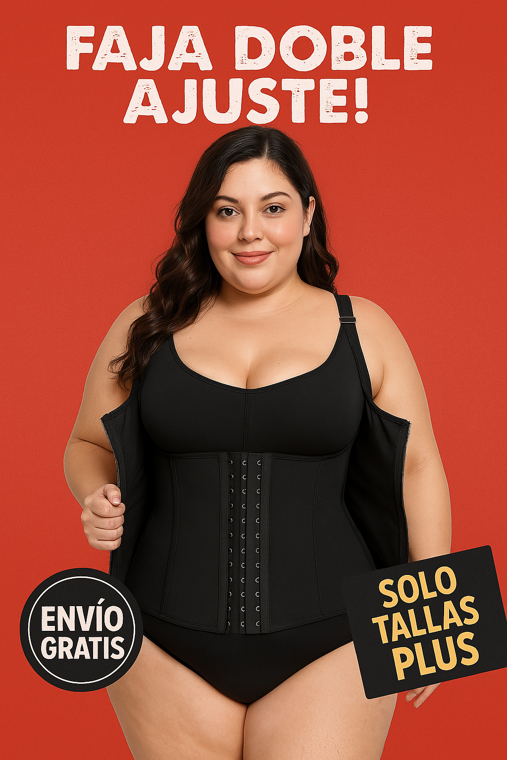 FAJA MOLDEADORA DOBLE AJUSTE DE NEOPRENO