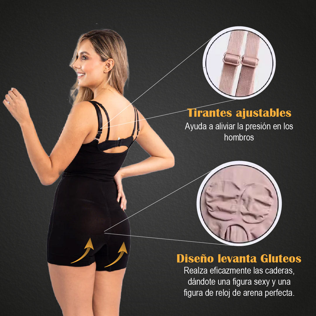 Faja moldeadora FeelinGirl, control de abdomen, sin costuras, moldeadora de glúteos para mujer