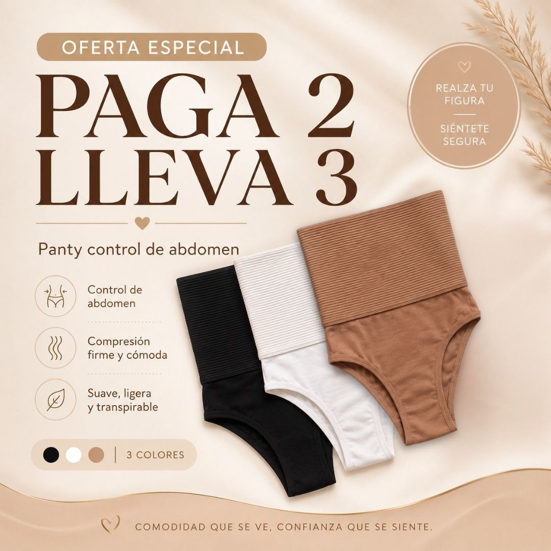 PANTY MOLDEADOR TIRO ALTO