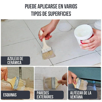 Sellador Impermeabilizante Invisible 300ml Durabilidad de 10 Años + brocha